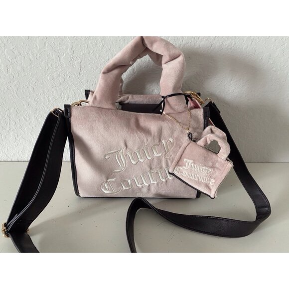 Juicy Couture Dusty Blush Pink Better Together Mini Bag With Mini Bag Charm NEW - Picture 1 of 15